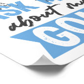 Vraag me naar mijn geit Baby Poster (Hoek)