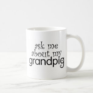 vraag me naar mijn grootvarken koffiemok