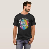 Vraag me naar mijn homoseksuele agenda grappige po t-shirt (Voorkant volledig)
