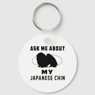Vraag me naar mijn Japanse kin Sleutelhanger