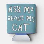 Vraag me naar mijn Kat Blikjeskoeler (Achterkant)