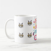 Vraag me naar mijn kat koffiemok (Links)