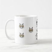 Vraag me naar mijn kat koffiemok (Links)
