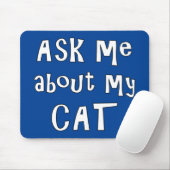 Vraag me naar mijn Kat Muismat (Met muis)