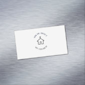 vraag me naar mijn kerk magnetisch visitekaartje (Voorbeeld)