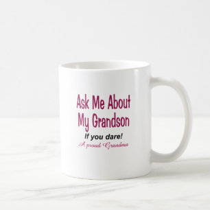 Vraag me naar mijn kleinzoon koffiemok