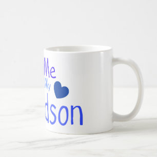 Vraag me naar mijn kleinzoon. koffiemok