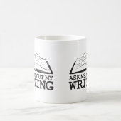 Vraag me naar mijn Mok voor schrijven (Center)