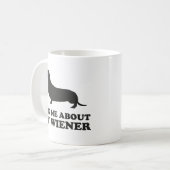 Vraag me naar mijn Mok voor Wiener Coffee (Voorkant links)