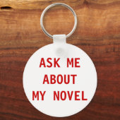 Vraag me naar Mijn nieuwe Sleutelhanger (Voorkant)