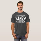 Vraag me naar mijn ninja-wijde ninja-cadeau voor t-shirt (Voorkant volledig)