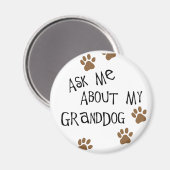 Vraag me naar mijn oma magneet (Voorkant / Achterkant)