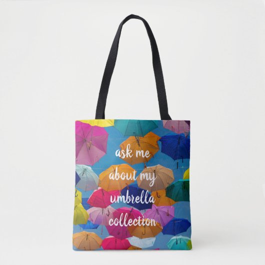 Vraag me naar mijn paraplu Collectie Tote Bag (Voorkant)