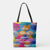 Vraag me naar mijn paraplu Collectie Tote Bag (Achterkant)