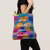 Vraag me naar mijn paraplu Collectie Tote Bag (Dichtbij)