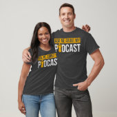 Vraag me naar mijn podcasting-cadeau voor t-shirt (Unisex)
