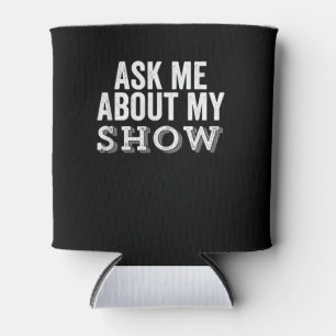 Vraag me naar mijn Show na Nerd waarnemend regisse Blikjeskoeler