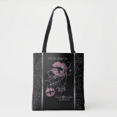 Vraag me naar mijn slipprooflips - Lipsense II Tote Bag (Voorkant)