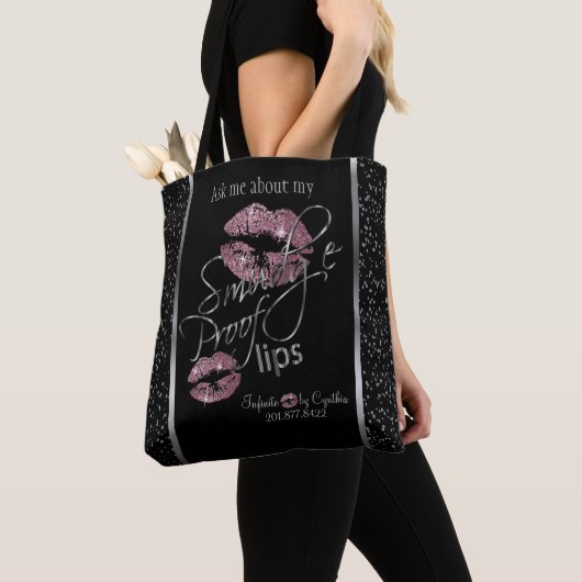 Vraag me naar mijn slipprooflips - Lipsense II Tote Bag (Dichtbij)