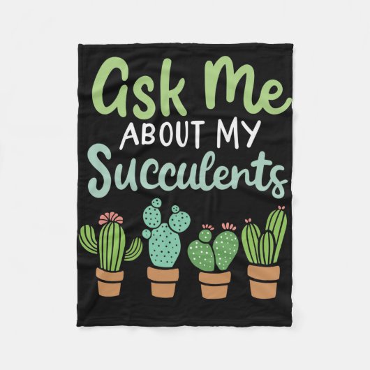 Vraag me naar mijn succes fleece deken (Voorkant)