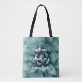 Vraag me naar mijn succes tote bag (Voorkant)
