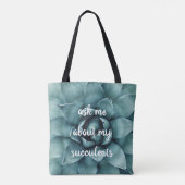 Vraag me naar mijn succes tote bag (Achterkant)