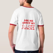 Vraag me naar mijn uitslag t-shirt (Achterkant)