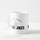 Vraag me naar mijn vader Jokes Koffiemok (Voorkant links)