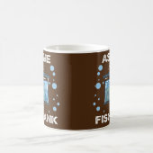 Vraag me naar mijn viskweker Aquarist Fish Keeper Koffiemok (Center)