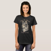 Vraag me naar mijn Wolf Cool Design T-shirt (Voorkant volledig)