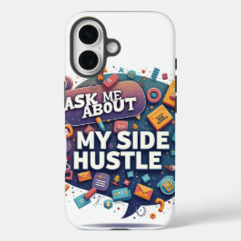 Vraag me naar mijn zijkant iPhone 16 hoesje
