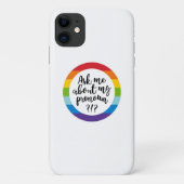 Vraag me naar m'n pronoun? Case-Mate iPhone case (Achterkant)