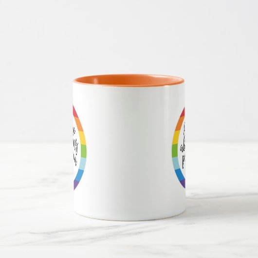 Vraag me naar m'n pronoun? mok (Midden)