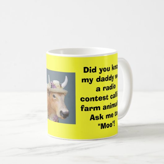 Vraag me naar Moo Koffiemok (Voorkant rechts)