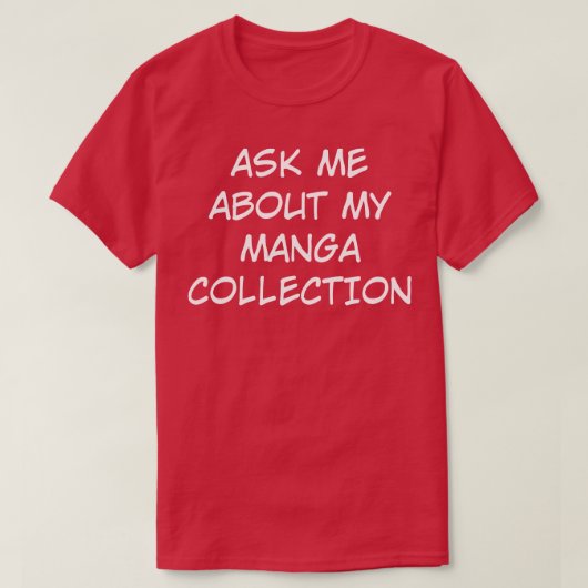 Vraag me naar MyCollection White Text T-shirt (Design voorkant)