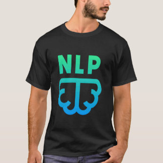 Vraag me naar NLP Neuro-Linguïstisch Programmeren T-shirt