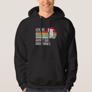 Vraag me naar onze Ama-formulieren grappige verple Hoodie