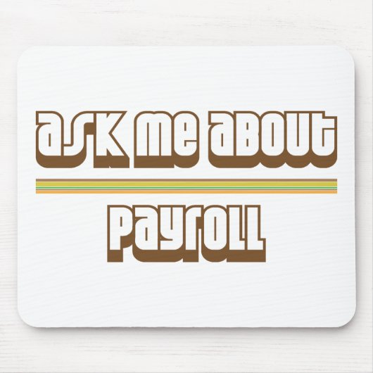 Vraag me naar Payroll Muismat (Voorkant)