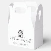 Vraag me naar promotionele objecten in onroerend g bedankdoosjes (Geopend)