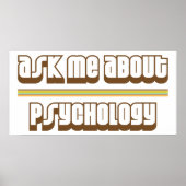 Vraag me naar psychologie poster (Voorkant)