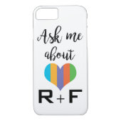 Vraag me naar R+F-kwestie Case-Mate iPhone Case (Achterkant)