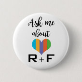 Vraag me naar R+F Ronde Button 5,7 Cm (Voorkant)