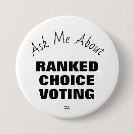 Vraag me naar RCV-toets Ronde Button 7,6 Cm