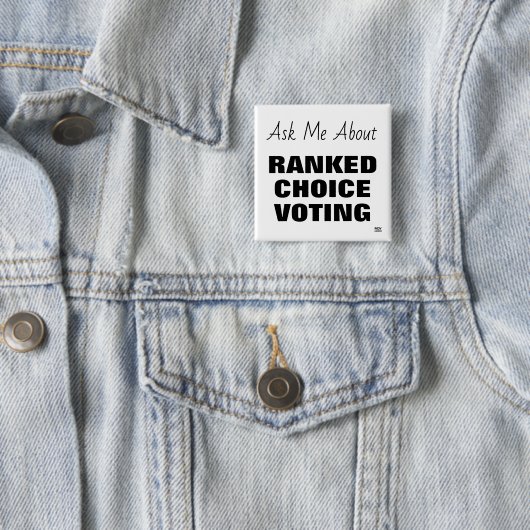 Vraag me naar RCV-toets Vierkante Button 5,1 Cm (In situ)