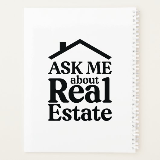 Vraag me naar Real Estate Planner (Achterkant)