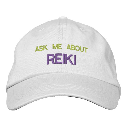 VRAAG ME NAAR REIKI - Aanpasbaar Pet (Voorkant)