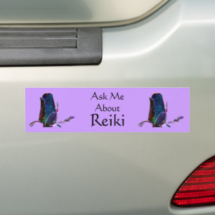 Vraag me naar Reiki Bumpersticker