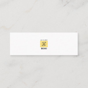 Vraag me naar reiki contactkaartje