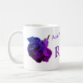 Vraag me naar Reiki Paars Roos Koffiemok (Links)