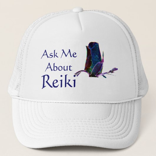 Vraag me naar Reiki Trucker Pet (Voorkant)